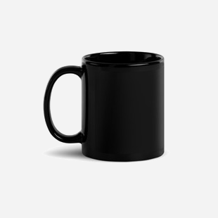 Black Glossy Mug