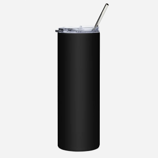 Stainless Steel Tumbler (black)