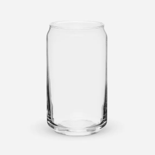 Can-Shaped Glass